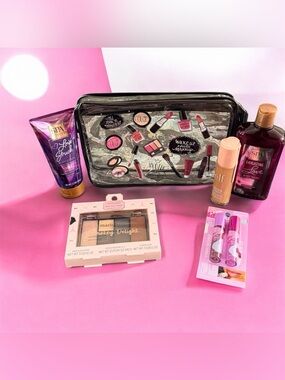 Wake-Up and Make-Up Cosmetic and Body Glam Bag